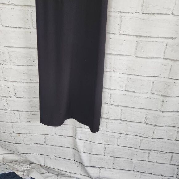 Halston Heritage Womens Black Cutout Maxi Dress Size 4 - Picture 10 of 14